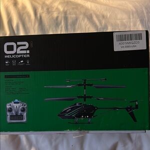 Helicopter Toy - Black and Green